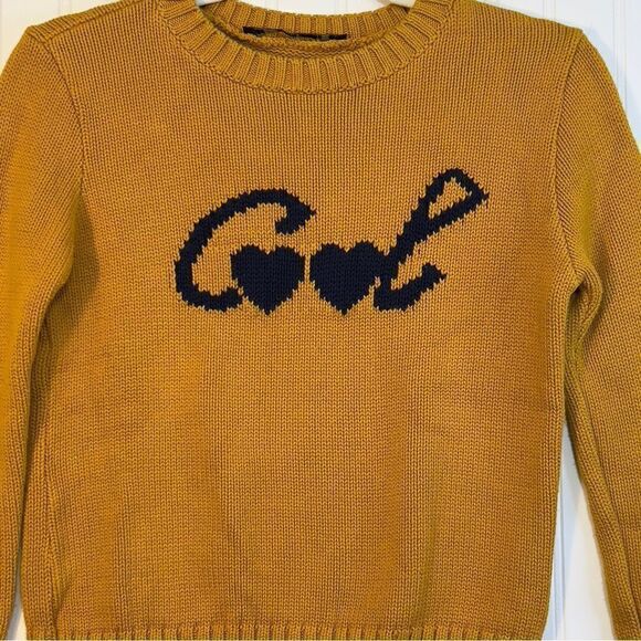 ZARA Knit Thick Top 🍁Mustard Color small - Picture 5 of 16